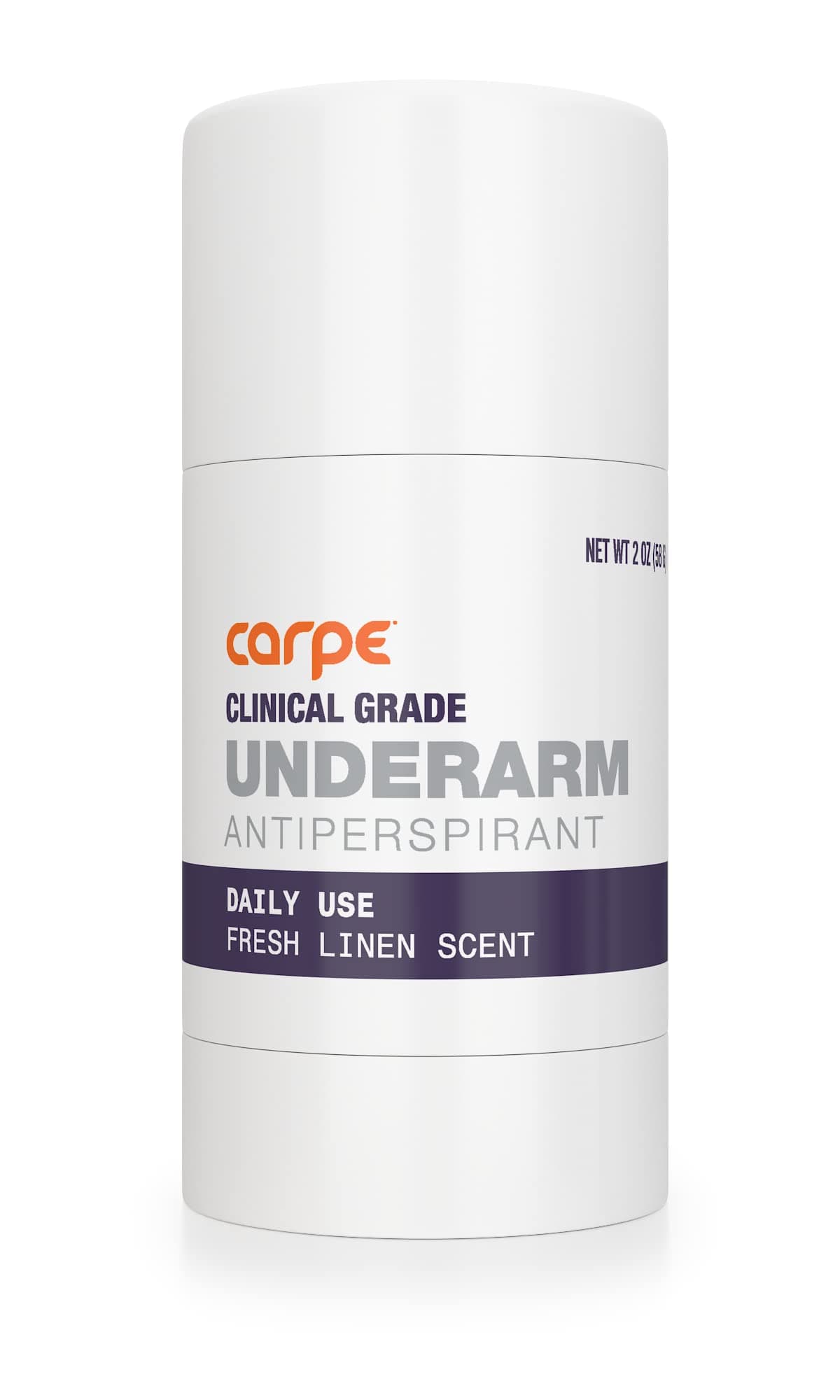 Carpe Clinical Strength Deodorant Clinical Antiperspirant Clinical Grade Solid Stick Fresh Linen Scent Combat Excessive Underarm Sweating Great for Hyperhidrosis