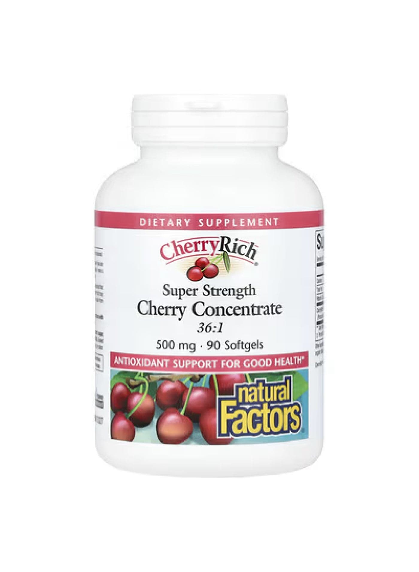 Cherry Rich, Super Strength Cherry Concentrate, 500 mg, 90 Softgels