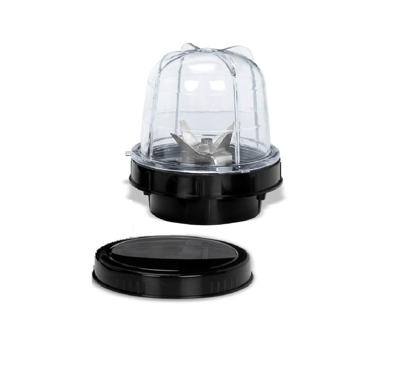 Sumix EP21 Small Bullet Juicer Jar ABS Plastic Set of 1 Bullet Jars 350ml Black
