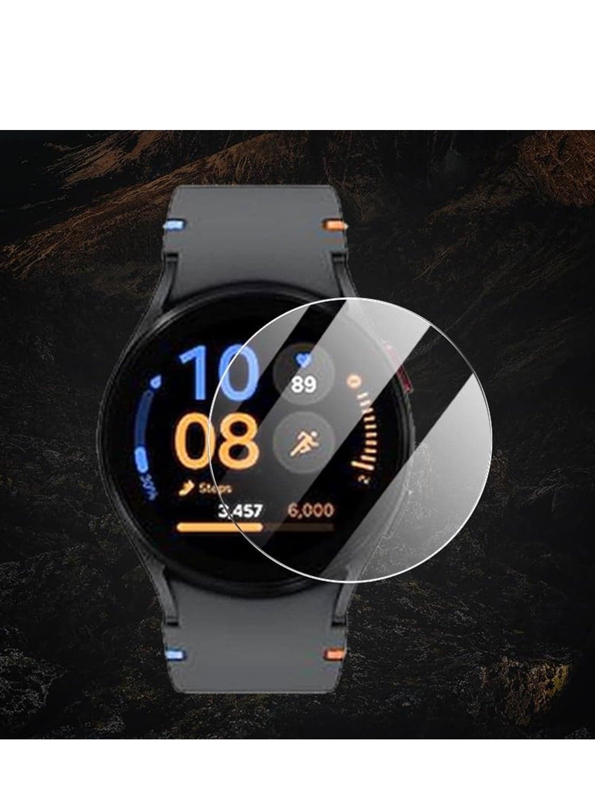 (3Pack) Screen Protector Compatible For Samsung Galaxy Watch7 40mm Ultra Clear 2.5D Slim 9H Tempered Glass Film (Watch7 40mm Clear Glass)