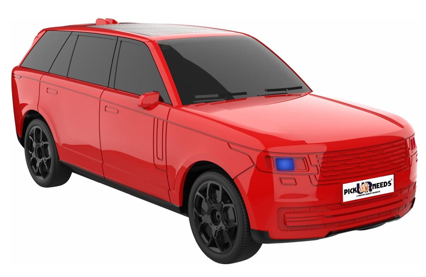 Pick Ur Needs Car Design Wireless Speaker USB/TF Card/FM Support RGB Light 1200mAh Battery 10 W Car Toy Design Bluetooth Speaker (Red)