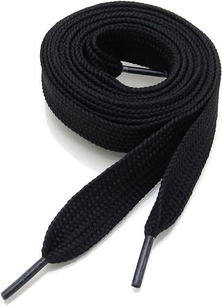 LIVECOOL Thick Flat Shoe Laces, Shoelaces Replacement Jumbo Fat Wide Laces for Alexander Sneaker 1Pair(2PCS)