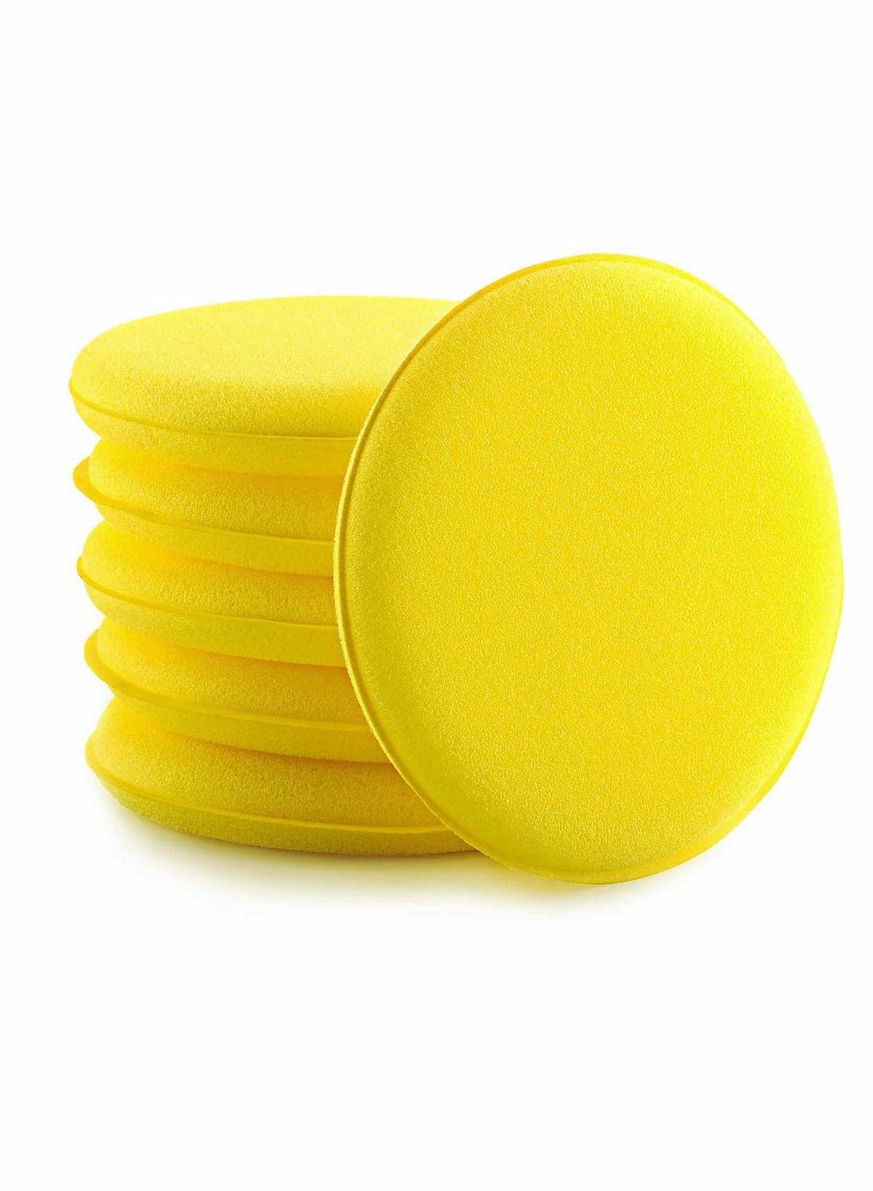 microfibre hand polishing sponge, 130x25 mm, wax applicator pad for waxes, polishes, paint cleaner, car polish, instead of polishing machine microfibre hand polishing sponge