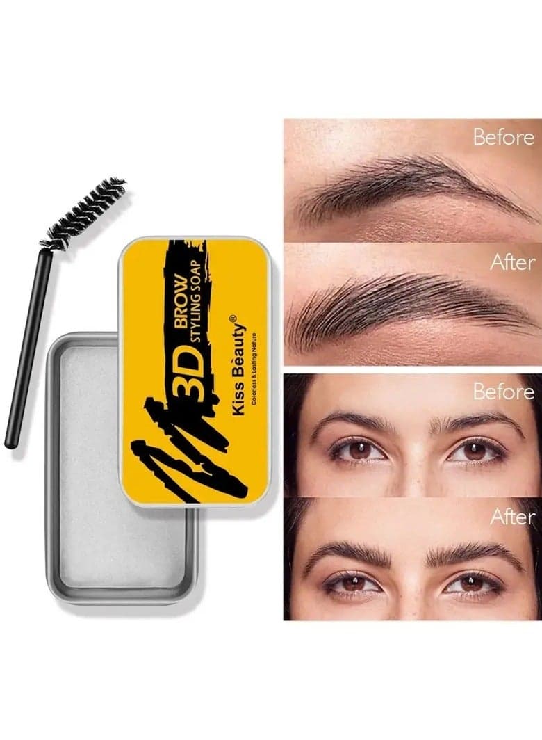 Eyebrow Soap Eyebrows Gel Eyebrow Styling Makeup Soap Brow Sculpt Lift Waterproof Transparent Stereotype Soap Brow
