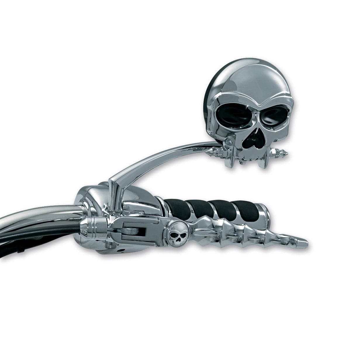 Kuryakyn 1047 Motorcycle Handlebar Accessory Zombie Clutch and Brake Trigger Levers for 19962017 HarleyDavidson Motorcycles with Cable Clutch Chrome 1 Pair