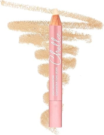 Chella Highlighter Makeup Pencil Vegan Cruelty Free Paraben Free Gluten Free Use as a Highlighter Concealer and Under Eye Liner Light Matte