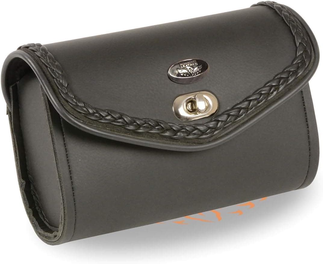 Milwaukee Leather SH49907 Black Small PVC Windshield Bag