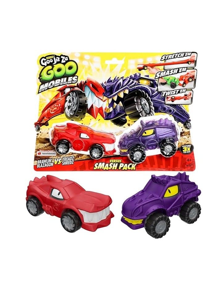 Mobiles Blazagon vs Shredz. Stretch 'em! Smash 'em! Twist 'em! Fix Them and Start Again! Gift for 4 Year Old Girls, Boys and GOO JIT To Fans