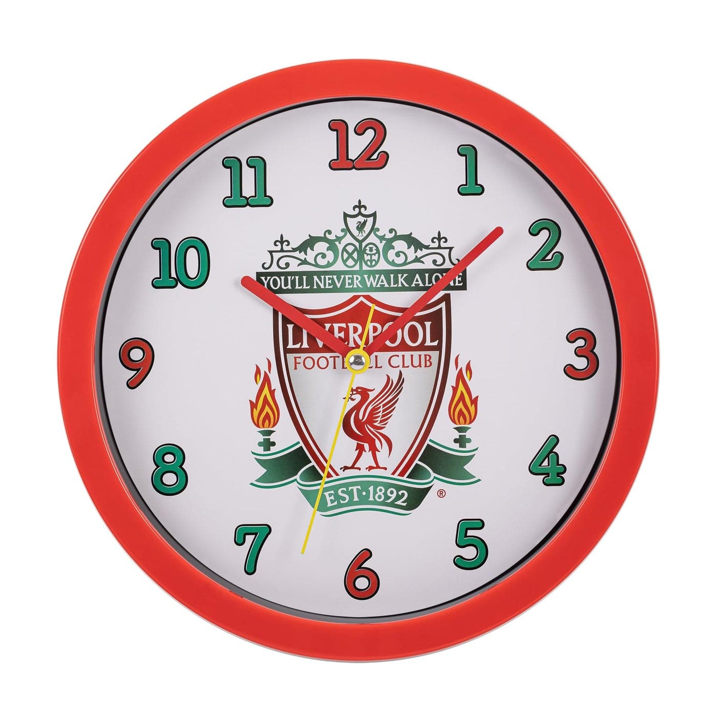 Liverpool FC Wall Clock Multicoloured One Size
