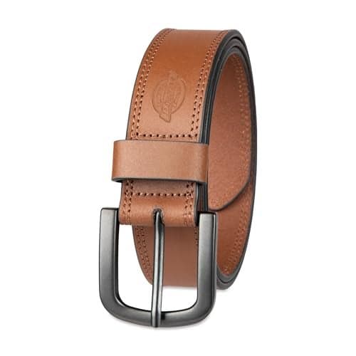 Dickies Men's Big-Tall Two Row Stitch Belt , -tan, 48