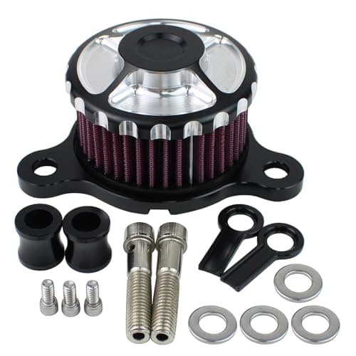 NewYall Air Cleaner Intake Filter for Harley Sportster XL883 XL1200 1988-2020