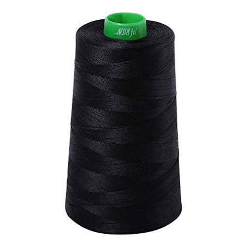 Aurifil Mako 40wt Thread, Black