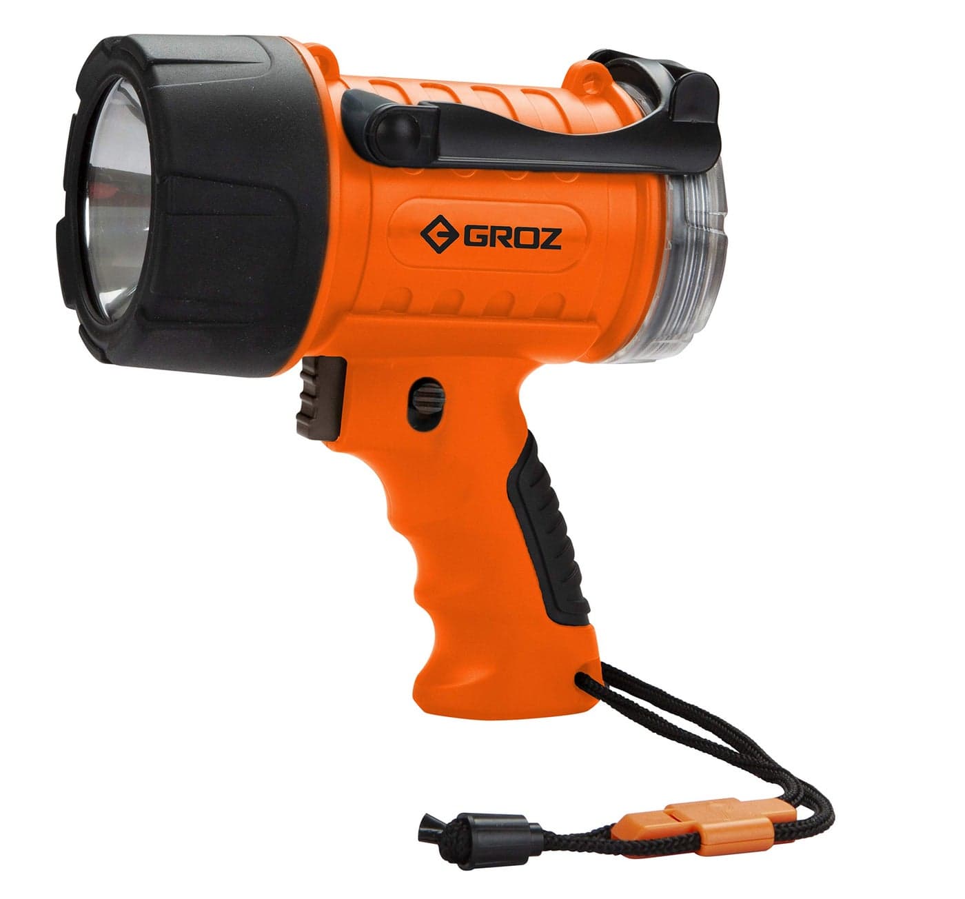 Groz Long Distance Torch Rechargeable - 400m Range, High Power | Rechargeable Torch 7W (LED) | Torch with SOS Mode | IP67 Waterproof Torch | CE, RoHS & CREE Certified | Emergency Torch | LED/402