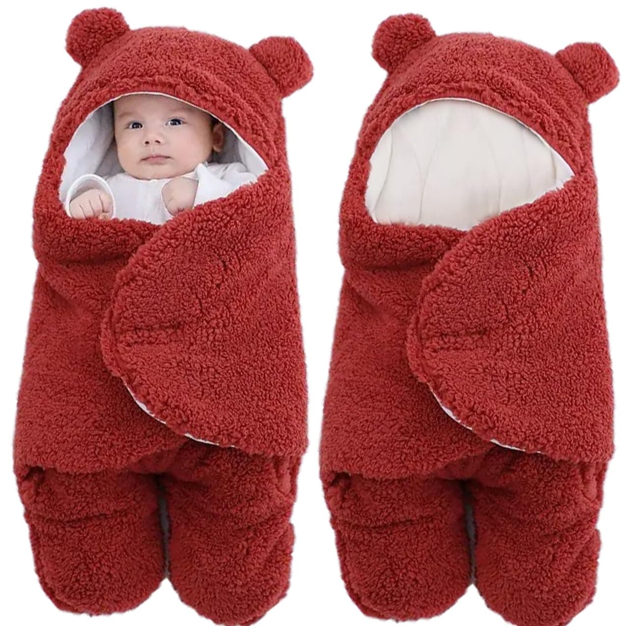TOMORROW Baby Swaddle Wrap for Newborns – Soft Cotton Adjustable Infant Sleep Sack for 0-6 Months | Cozy, Breathable, Secure Wrap Blanket for Safe Sleep | Unisex Swaddling for Baby Boys & Girls