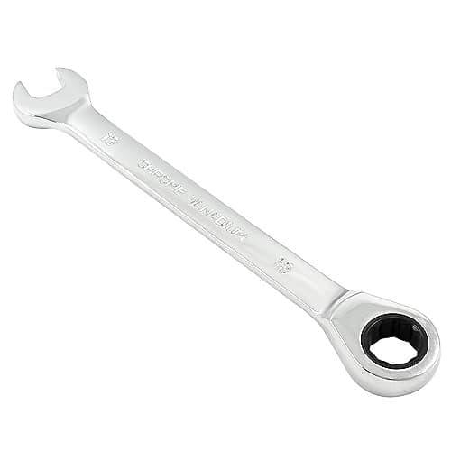 Jiozermi 13mm Ratcheting Combination Wrench, 72 Teeth Metric Ratcheting Wrench SAE 12 Point Ratchet Box Ended Spanner Tools