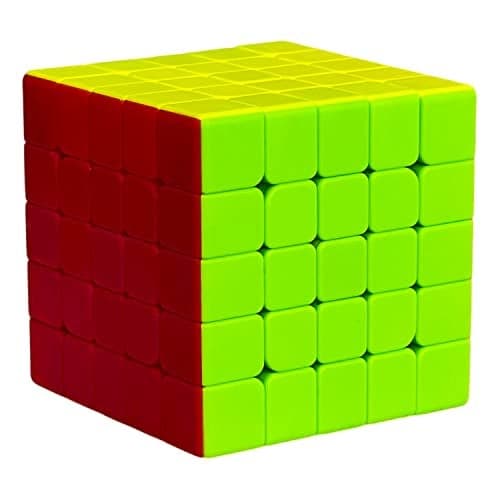 IRRDFO 5x5 Speed Cube 5x5 Cube Puzzle Stickerless