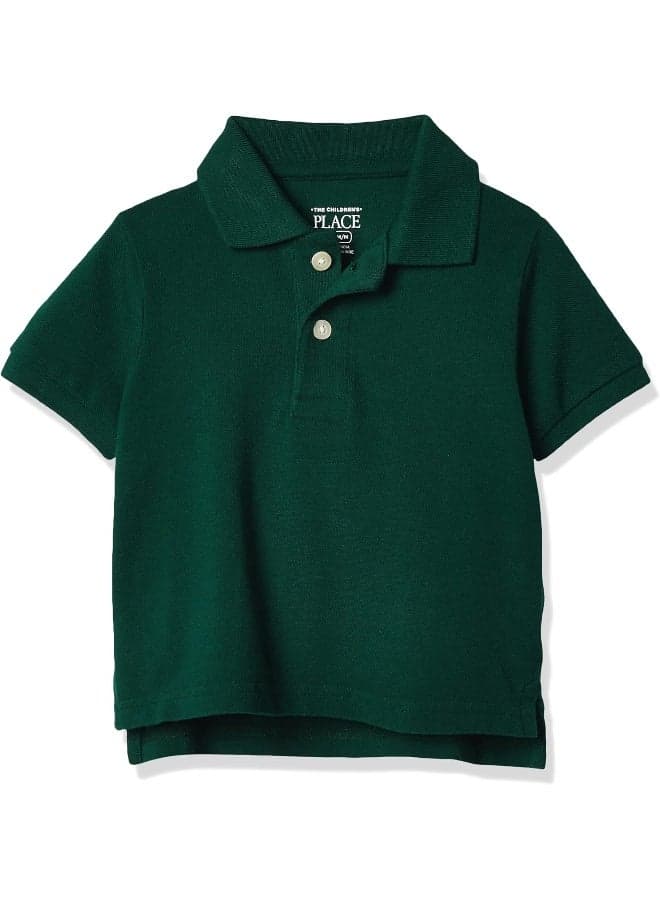 The Children's Place Baby Boys Short Sleeve Uniform Polo Polo Shirt