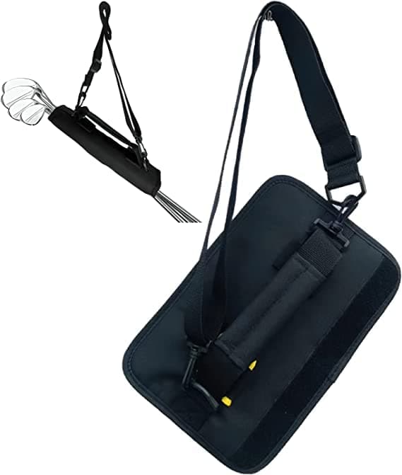 Golfoy Basics Lightweight Golf Club Driving Range Travel Carrier Bag, Shoulder Strap Carrier Clubs Holder Bag for Men & Women and Kids Golf Training Accessories