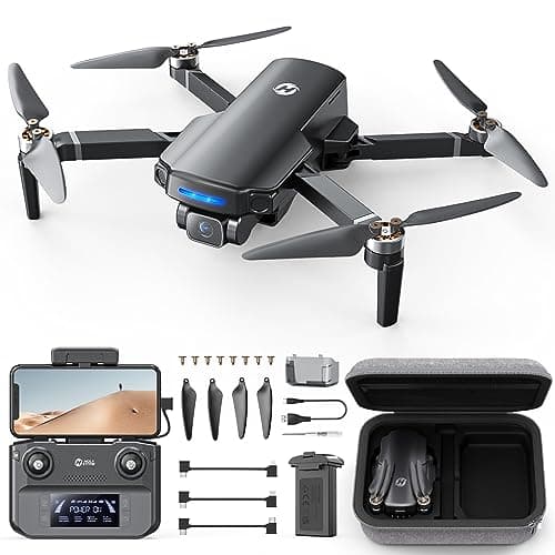 Holy Stone GPS Drone with 4K UHD Camera for Adults Beginner HS360S 249g Foldable FPV RC Quadcopter with 10000 Feet Control Range Brushless Motor Follow Me Smart Return Home 5G Transmission
