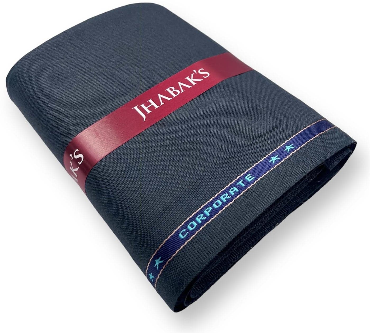 JHABAK'S Unstitched Premium Viscose Rayon Solid Trouser Fabric - 1.30 meters (Slate Grey)