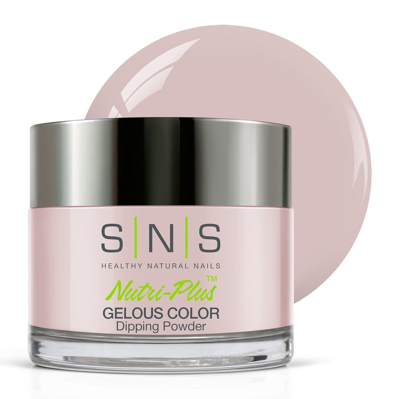 SNS Nail Dip Powder, Gelous Color Dipping Powder - Pink Sandz Of Time (White/Natural/Nudes) - Long-Lasting Nail Color & Polish Lasts 14 Days - Odor-Free & No UV Lamp Needed