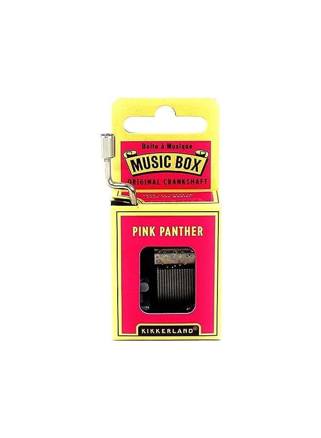 Kikkerland Pink Panther Crank Music Box