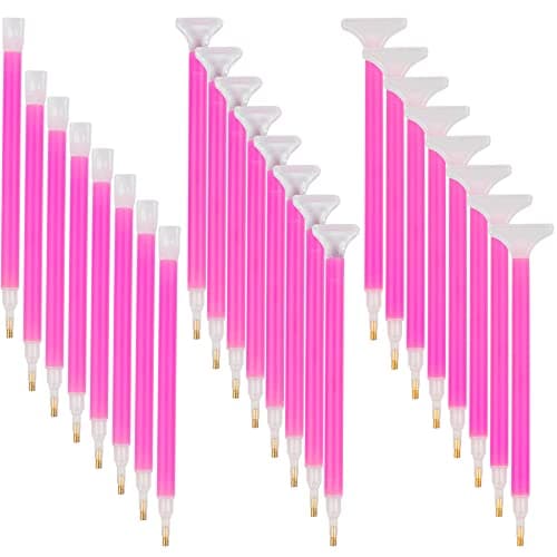 AUEAR 24 Pack Diamond Pen 5D Embroidery Art Pens Tool for DIY Rhinestone