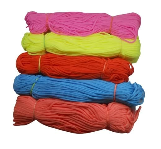 Pushpa Creation Macrame ThreadsCordPP dori 4mm 5 Colour Set for Making of Macrame Wall Hanging and Other Macrame Project
