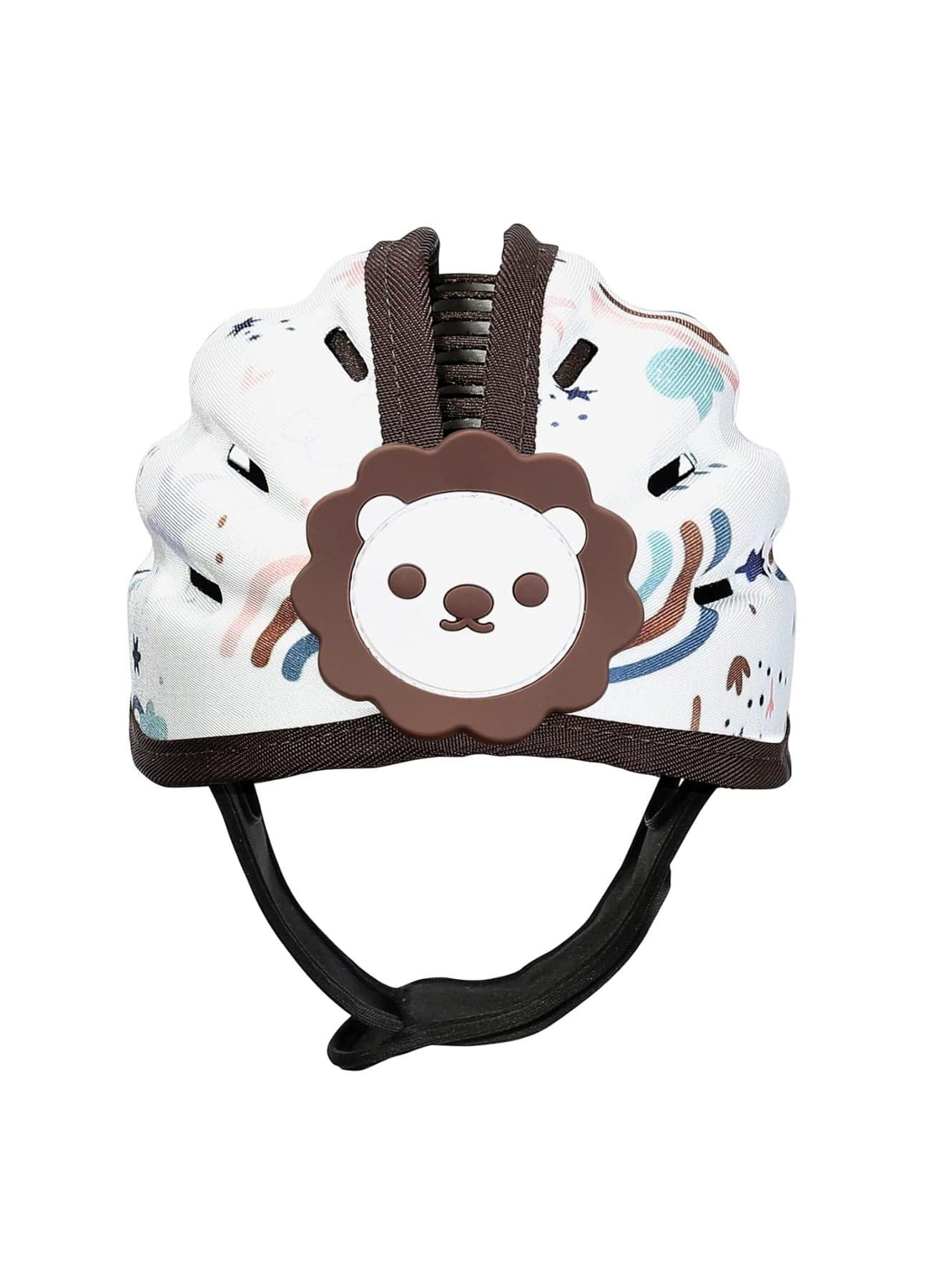 Baby Safety Helmet, Breathable Baby Head Protector, for Crawling u0026 Walking, 360° Protection Protector, Breathable u0026 Ultra-Lightweight, Expandable and Adjustable, for 6-24 Months (Brown Lion)