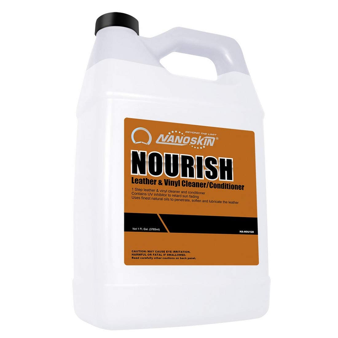 Nanoskin Nourish One Step Leather Cleaner Conditioner 1 Gallon Revitalizes All Types of Leather Furniture Auto Interiors Shoes Bags Suitable for Natural Synthetic Pleather More