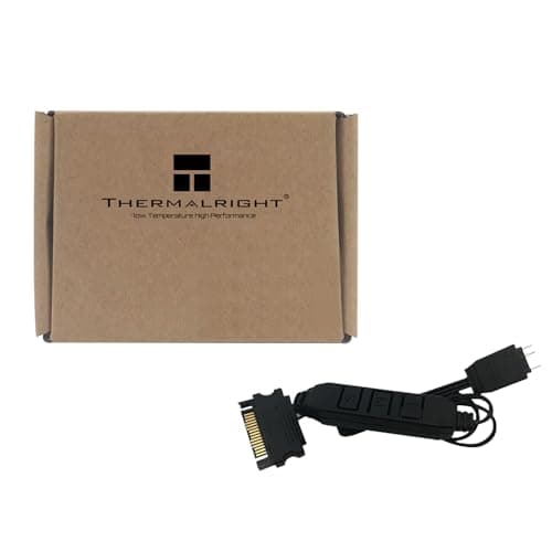 Thermalright 5V A-RGB Computer Fan Controller - 3PIN Lighting Controller, Supports 3PIN/5V Lighting Interface, SATA Direct Supply