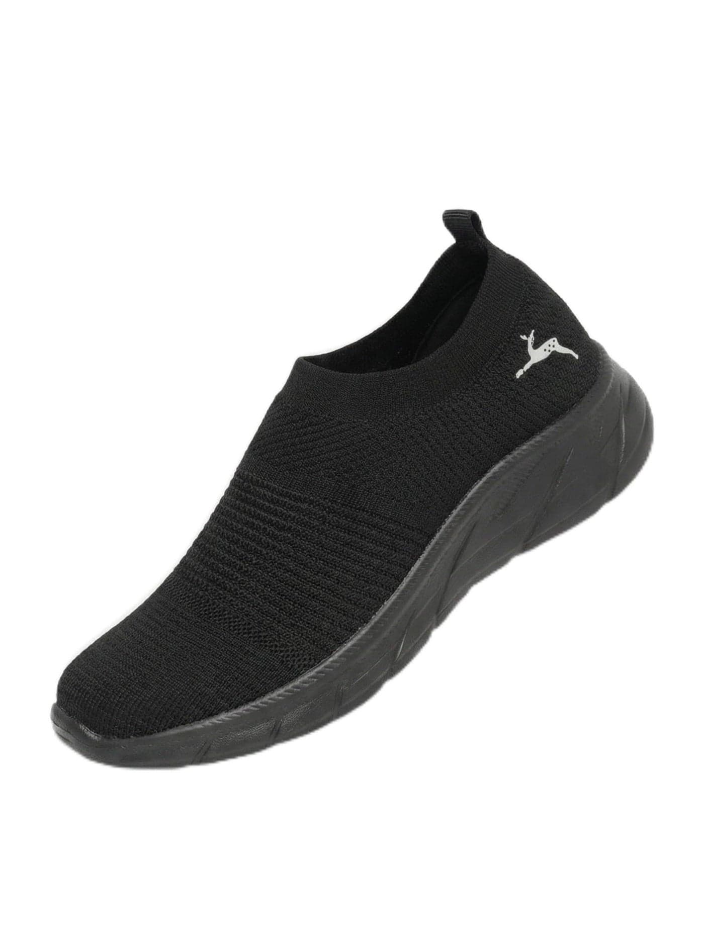 Marc Loire Comfortable & Stylish Slip-on Athleisure Sneaker Shoes with Comfort Insole for Athletics, Running, Jogging, Gym Training & Walking | Lightweight Casuals Shoes for Women (Black, UK Footwear Size System, Adult, Women, Numeric, Medium, 5)