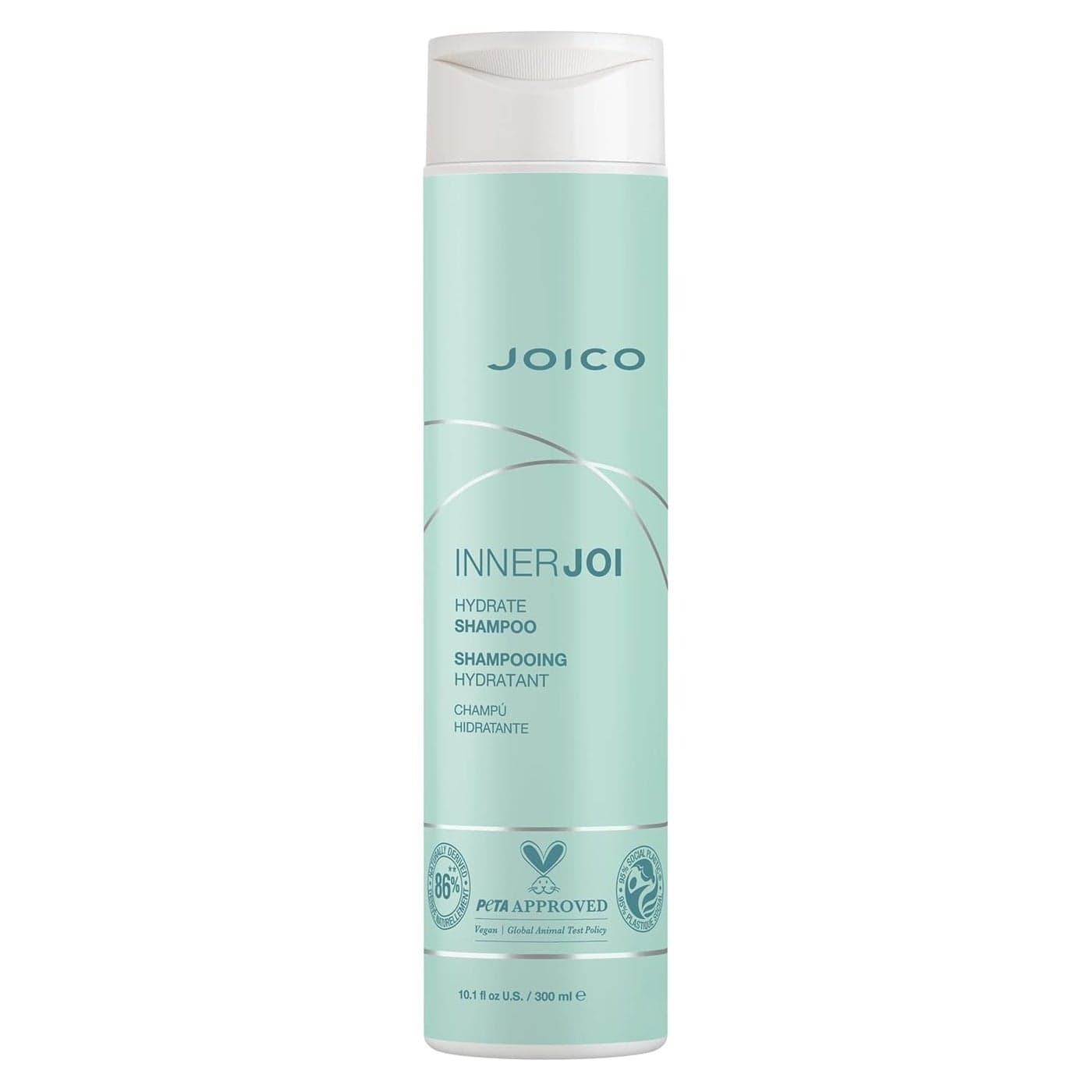 Joico InnerJoi Hydrate Shampoo | For Dry Hair & Scalp | Sulfate & Paraben Free | Naturally-Derived Vegan Formula