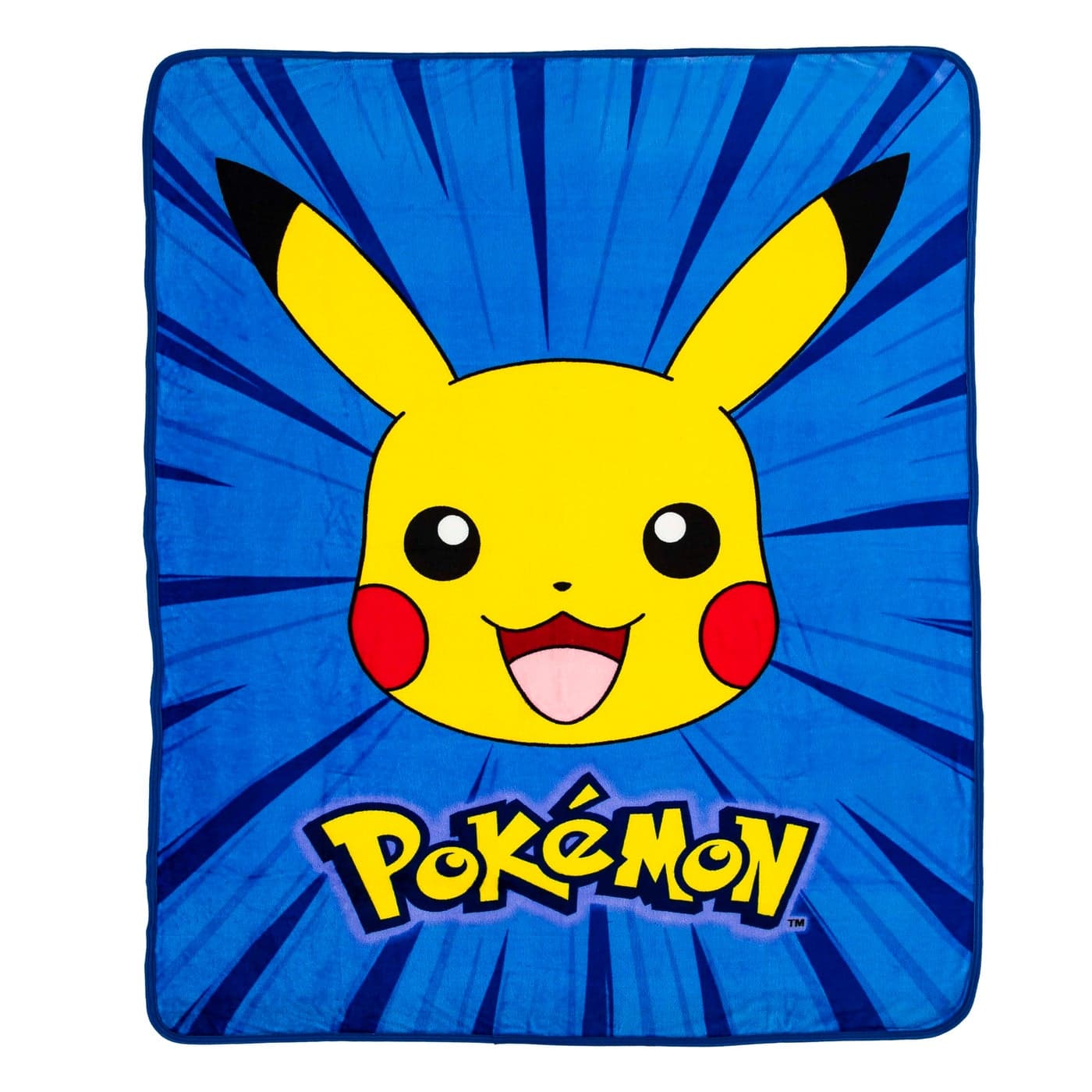 NORTHWEST Pokemon Silk Touch Throw Blanket 46 x 60 Burst Pika