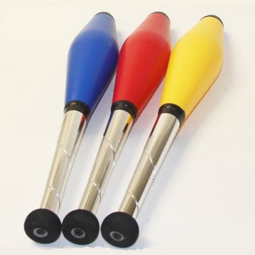Zeekio Pixie JuniorSized Juggling Clubs Set Blue Red Yellow
