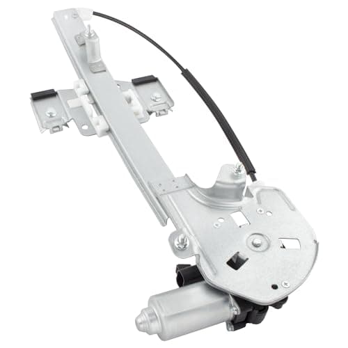BOXI 741812 Rear Passenger Side Power Window Regulator with Motor Fit for Buick Lesabre 2000 2001 2002 20032005 Silvery 15231244 25715115 25750518