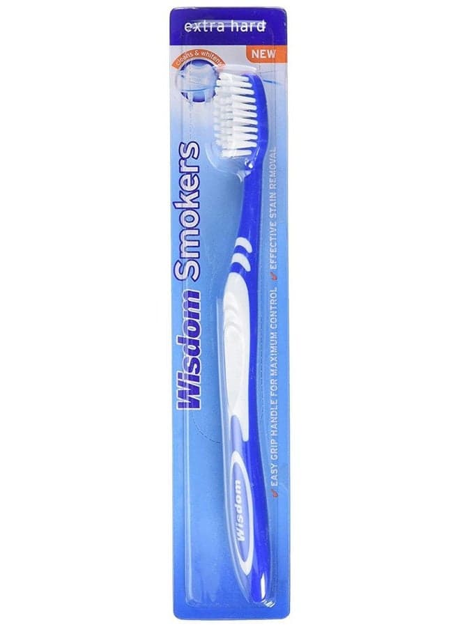 Wisdom Smokers Extra Hard Brush Toothbrush
