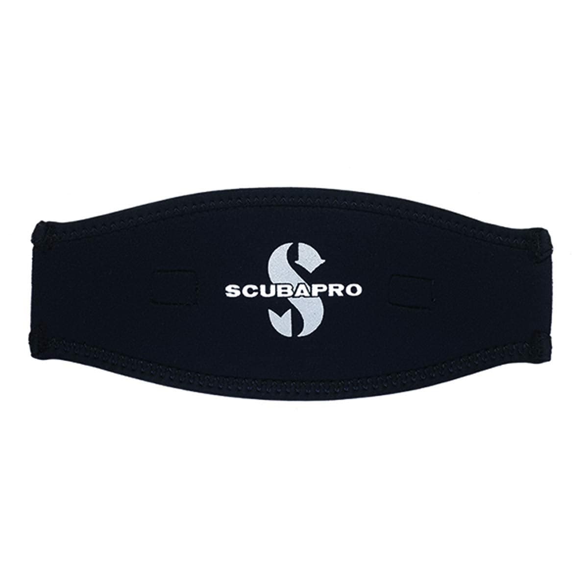 SCUBAPRO Neoprene Dive Mask Strap, 2.5mm, Black/Black