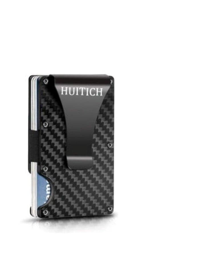 Classic Black Card Case Wallet - Sleek and Minimalist Design
