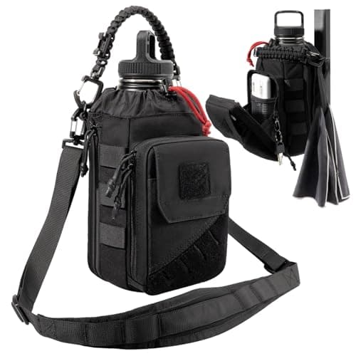 Magnetic Gym Bag for MenMagnetic Gym Water Bottle Bag with Phone Pockets40 64oz Multiple Size Water Bottle Holder with Adjustable Shoulder Ideal for FitnessSportsTravel
