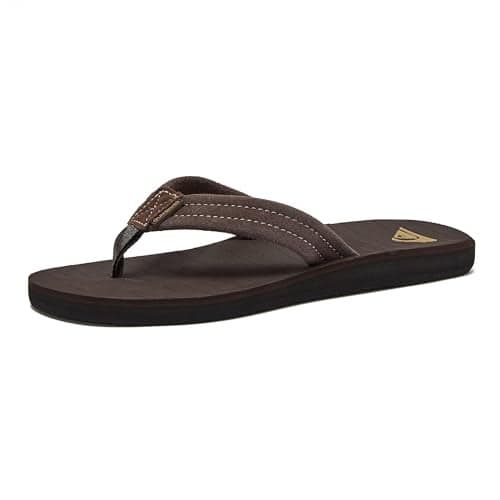 Quiksilver mens Carver Suede 3 Point Flip Flop Athletic Sandal, Demitasse Solid, 11 US