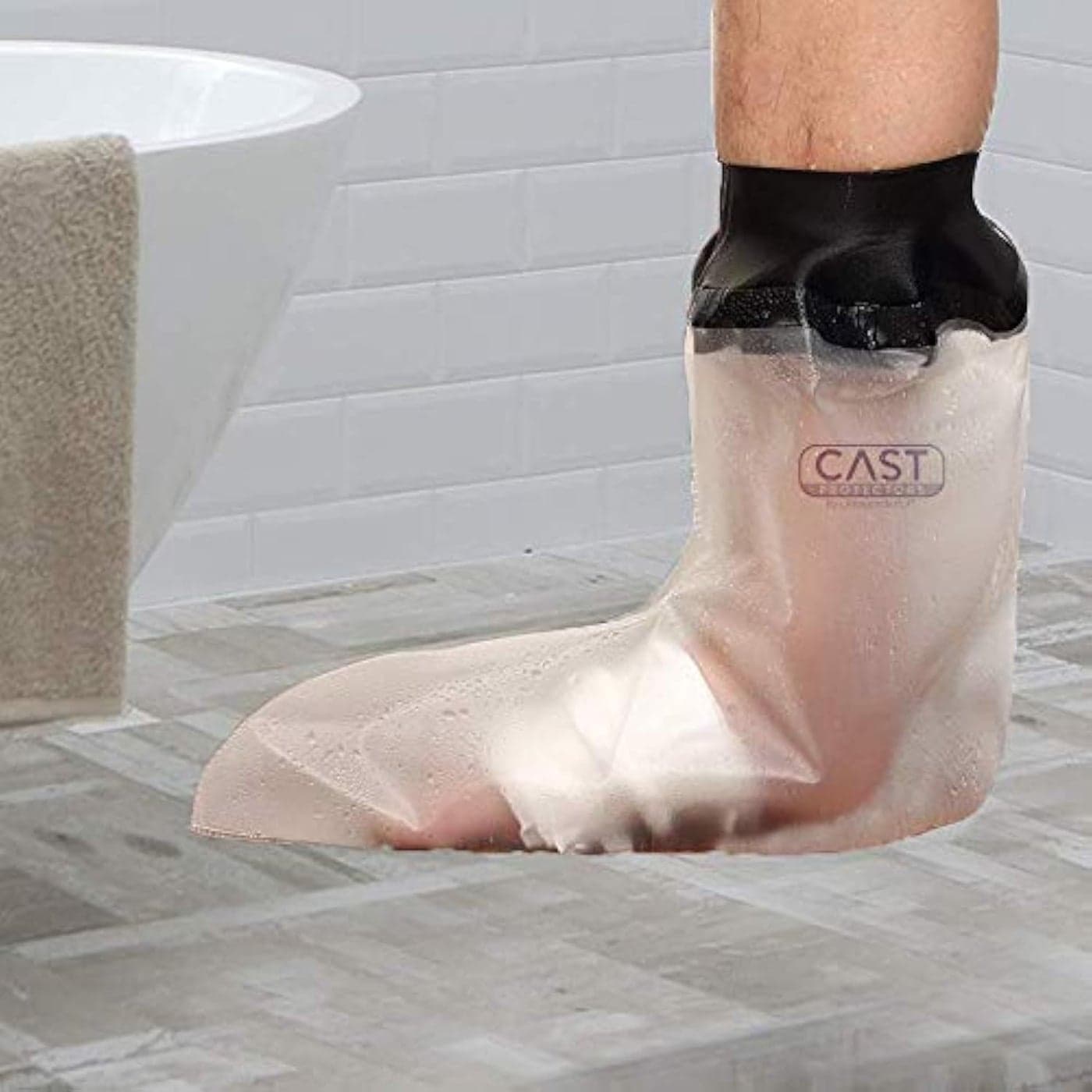 Lifeswonderful Adult Foot Waterproof Plaster Cast and Dressing Protector Ideal For Showering