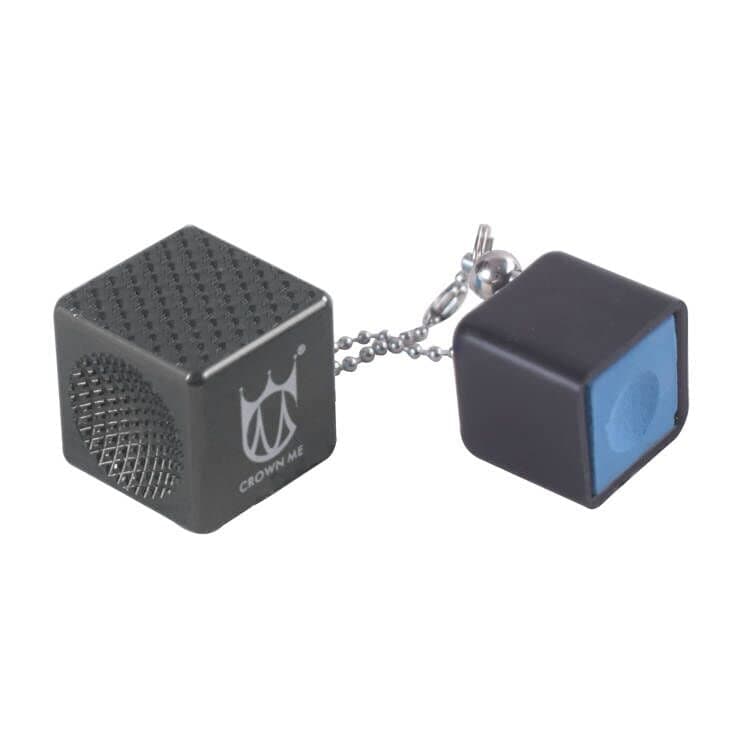 CROWN ME Billiard Billiard Pool Cue Tip Tool Cube, Cube tip Tool,Billiard Chalk Holder, cue tip Repair Tool, Billiard cue Accessories,Black