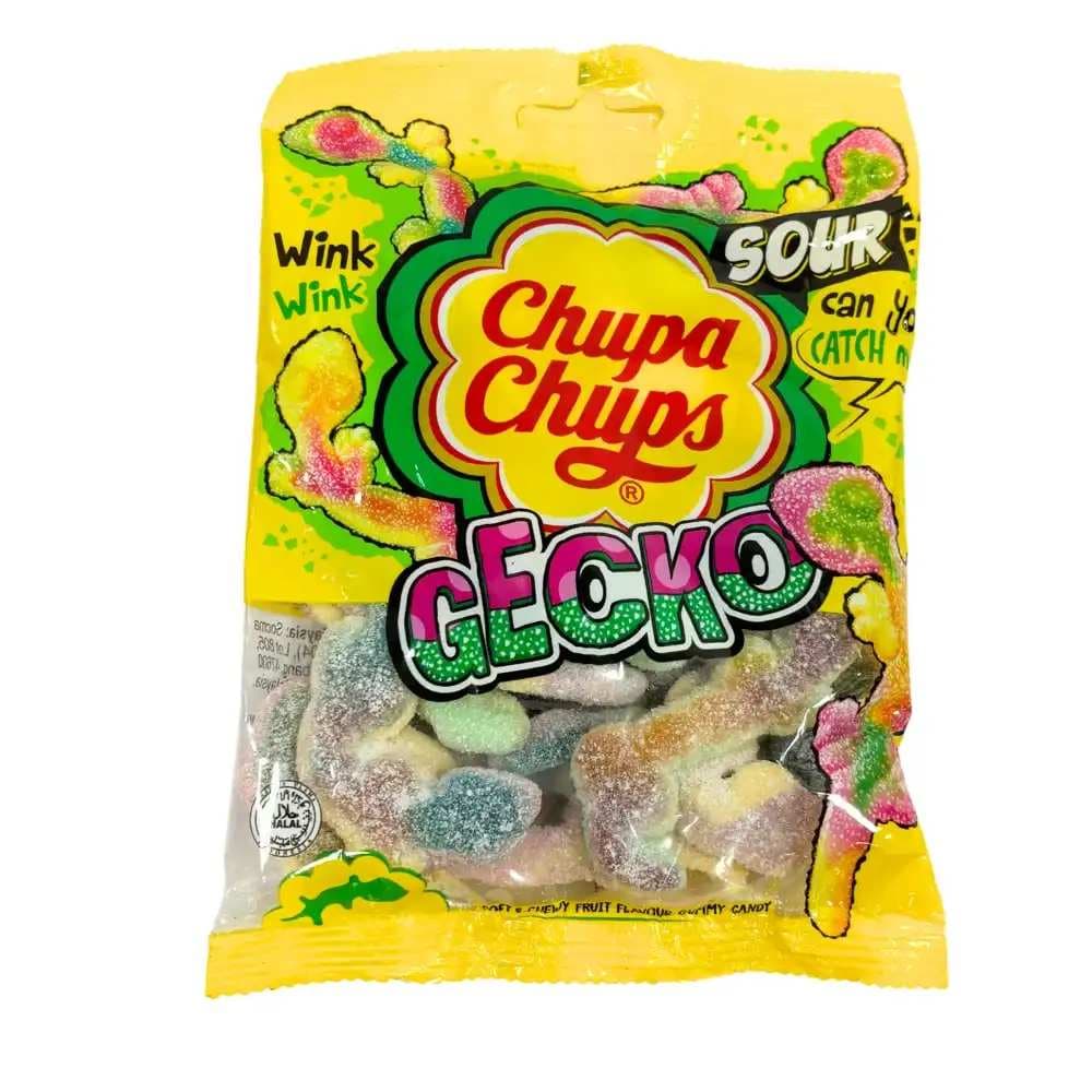 Chupa Chups Sour Gecko Jelly Candy- 160gms