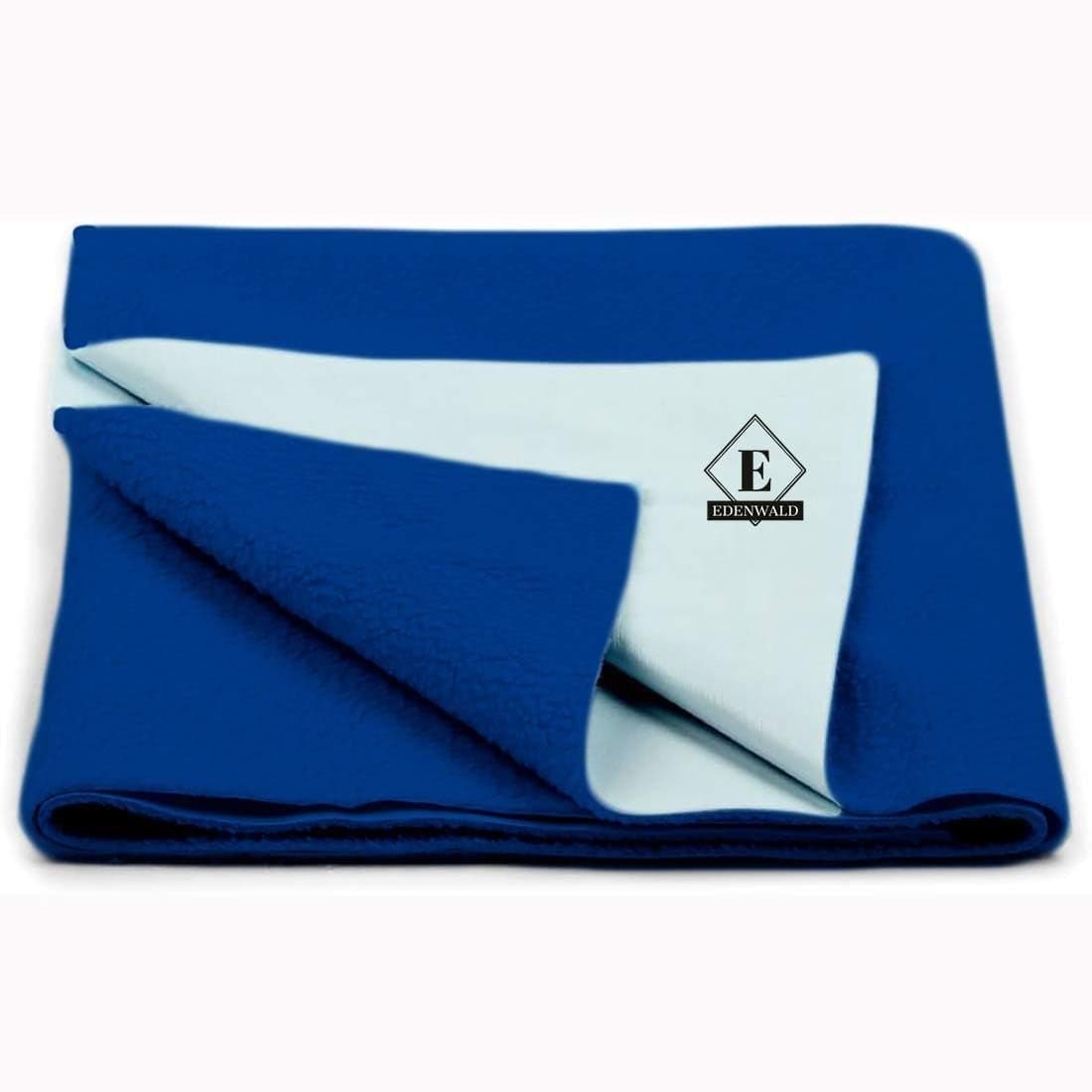 Edenwald Quick Dry Sheet for Babys Extra Absorbent Fast Dry Sheet Bed Protector Waterproof Mattress Protector Underpad Sheet Pack of 1 XL 140x200 Royal Blue