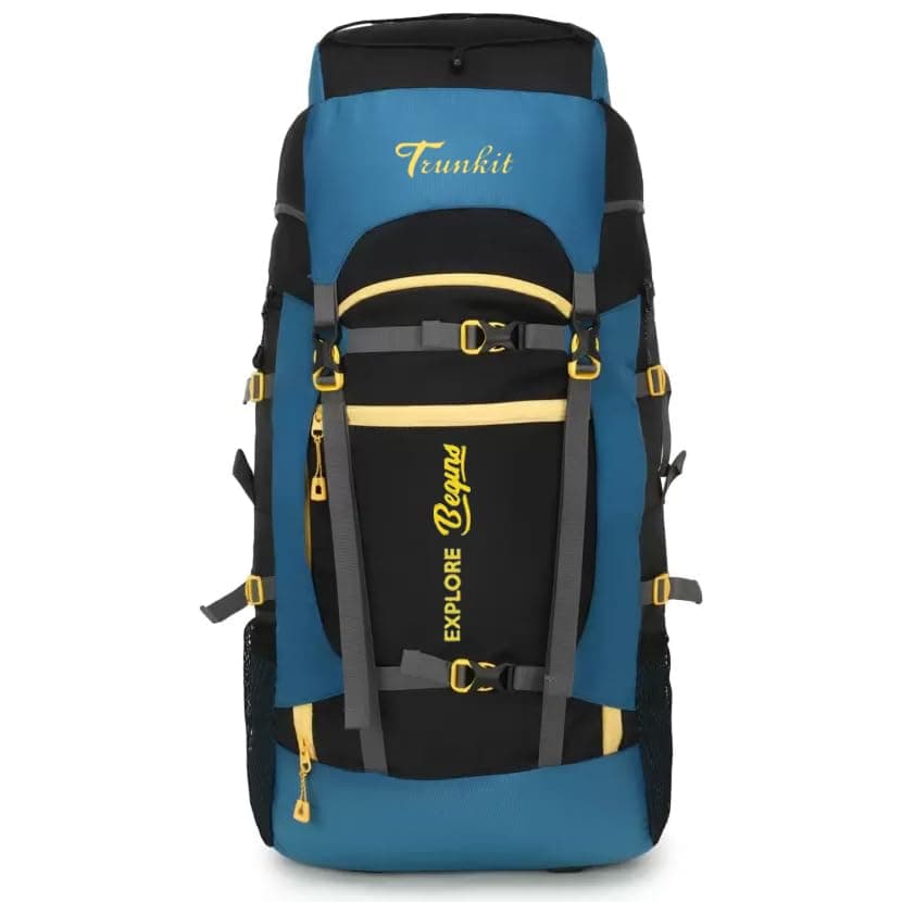WATERPROOF TREKKING BAG HIKKING BACKPACK FOR TRAVEL & OUTDOOR Rucksack (Green)