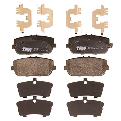 TRW Pro TRH1180 Disc Brake Pad Set For Mazda MX-5 Miata 2006-2020, Rear, And Other Applications