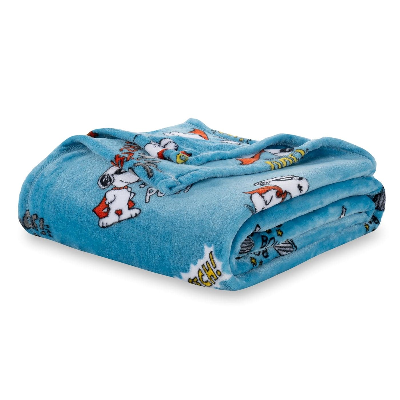 Berkshire Blanket Peanuts VelvetLoft Cute Character Snoopy Plush Throw BlanketPeanuts Large Masked Marvel Toss Happy BlueThrow 55 in x 70 in Official Peanuts Product