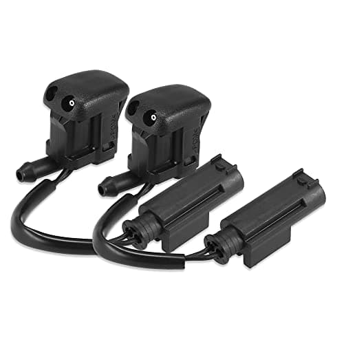 X AUTOHAUX 2pcs Windshield Washer Nozzles Spray Jet for BMW 5 E39 525i 528i 530i 540i M5 19962003 8361039 61668361039