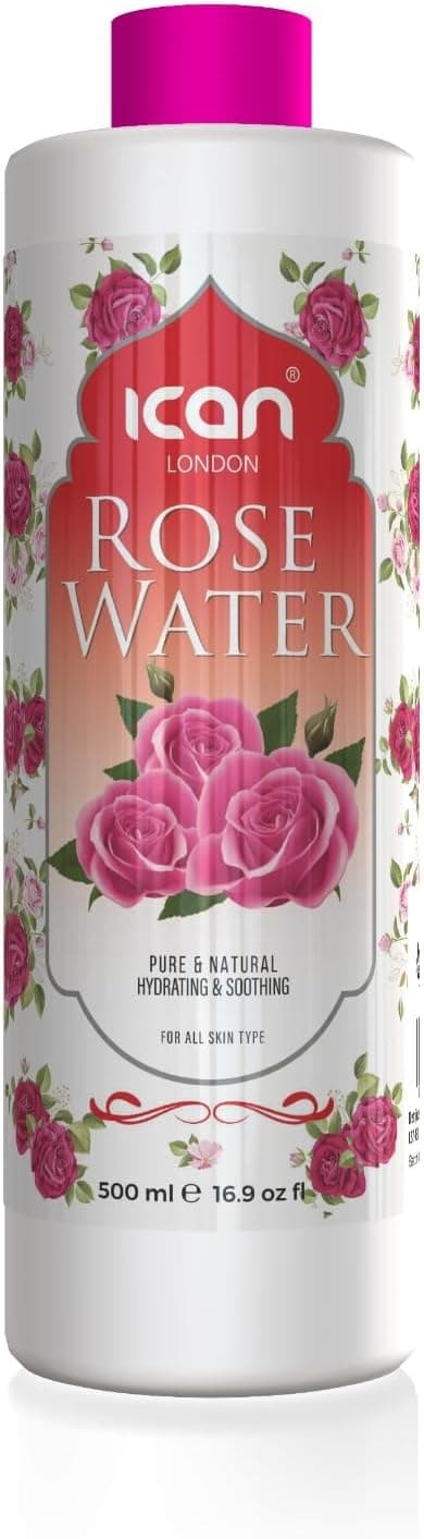 Ican London Natural Rose Water 500ml 1